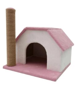 Tek Katlı Kedi Oyun Evi Ve Tırmalama Tahtası