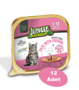 100 GR PÜRE KEDİ MAMASI YAVRU SÜTLÜ & TAVUKLU - 12'Lİ