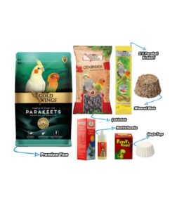 Paraket Sultan Cennet Papağanı Eko Besin Paketi