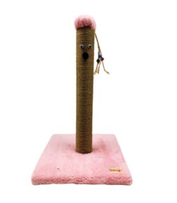 Kedi Tırmalama Sütunu 50 Cm Tırmalama Çubuğu-Direği Doğal Kendir Halat