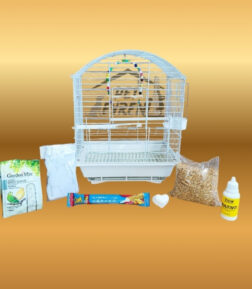 ÇİFT KAPILI 30x23x37(YÜKSEKLİK) IZGARALI VE ÇEKMECELİ  MUHABBET KUŞU KAFESİ KUŞ KAFESİ