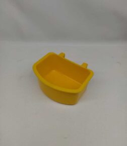 Askılı Mamalık Yemlık Sarı Mamalık Kafes Askılıklı Mamalık Plastık Mama Kabı