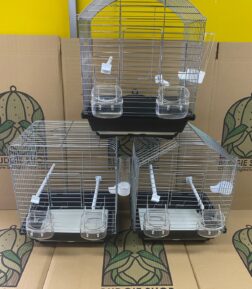 Çift Kapılı Orta Boy Hediyeli Muhabbet Kuşu Kafesi