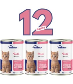 12 Adet Yavru Kediler İçin Tavuklu Yaş Mama