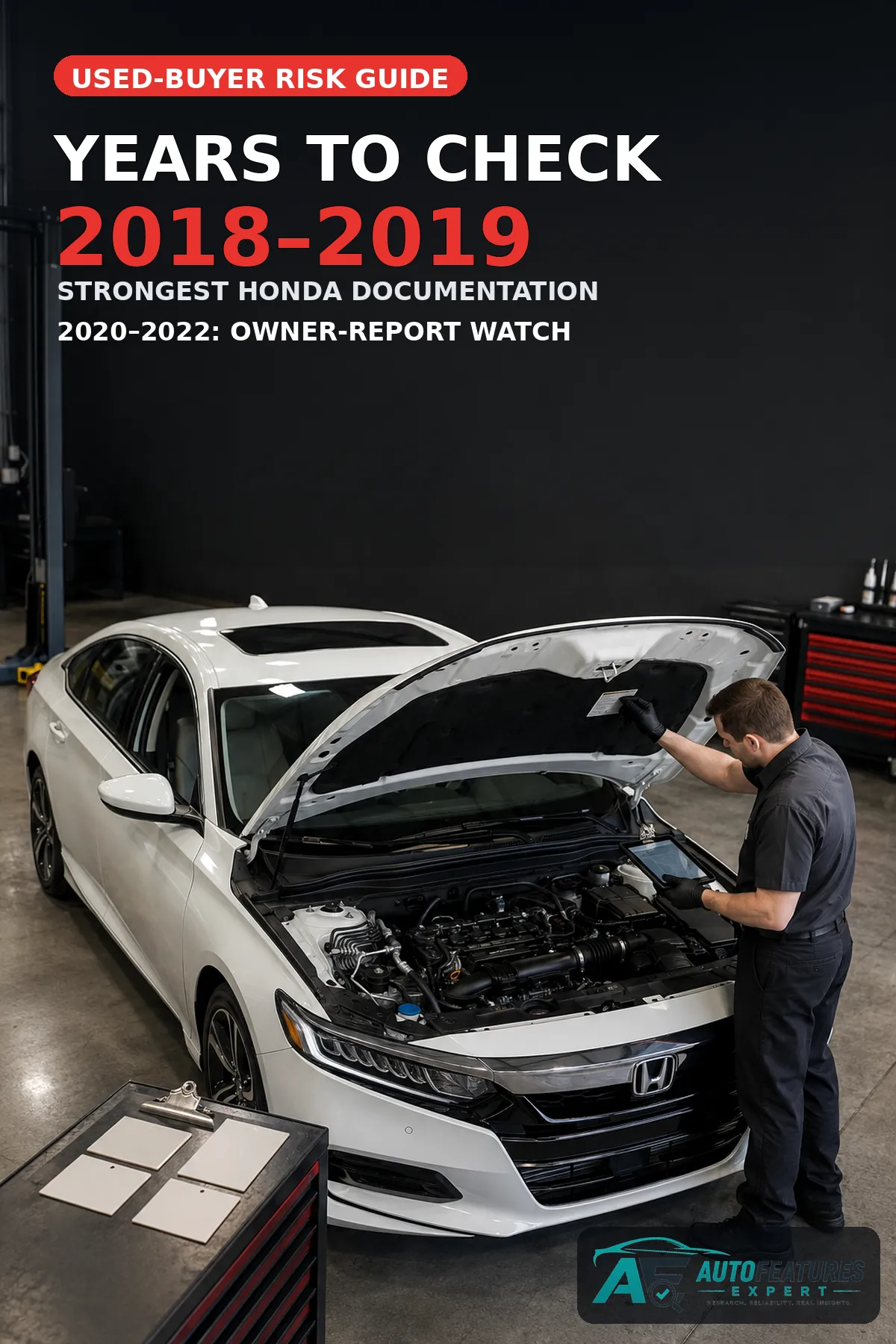 2018 to 2022 Honda Accord 1.5T years to inspect for head gasket symptoms