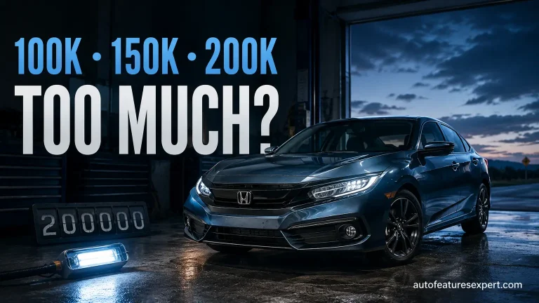 High-mileage Honda Civic guide comparing 100K, 150K and 200K-mile buying decisions