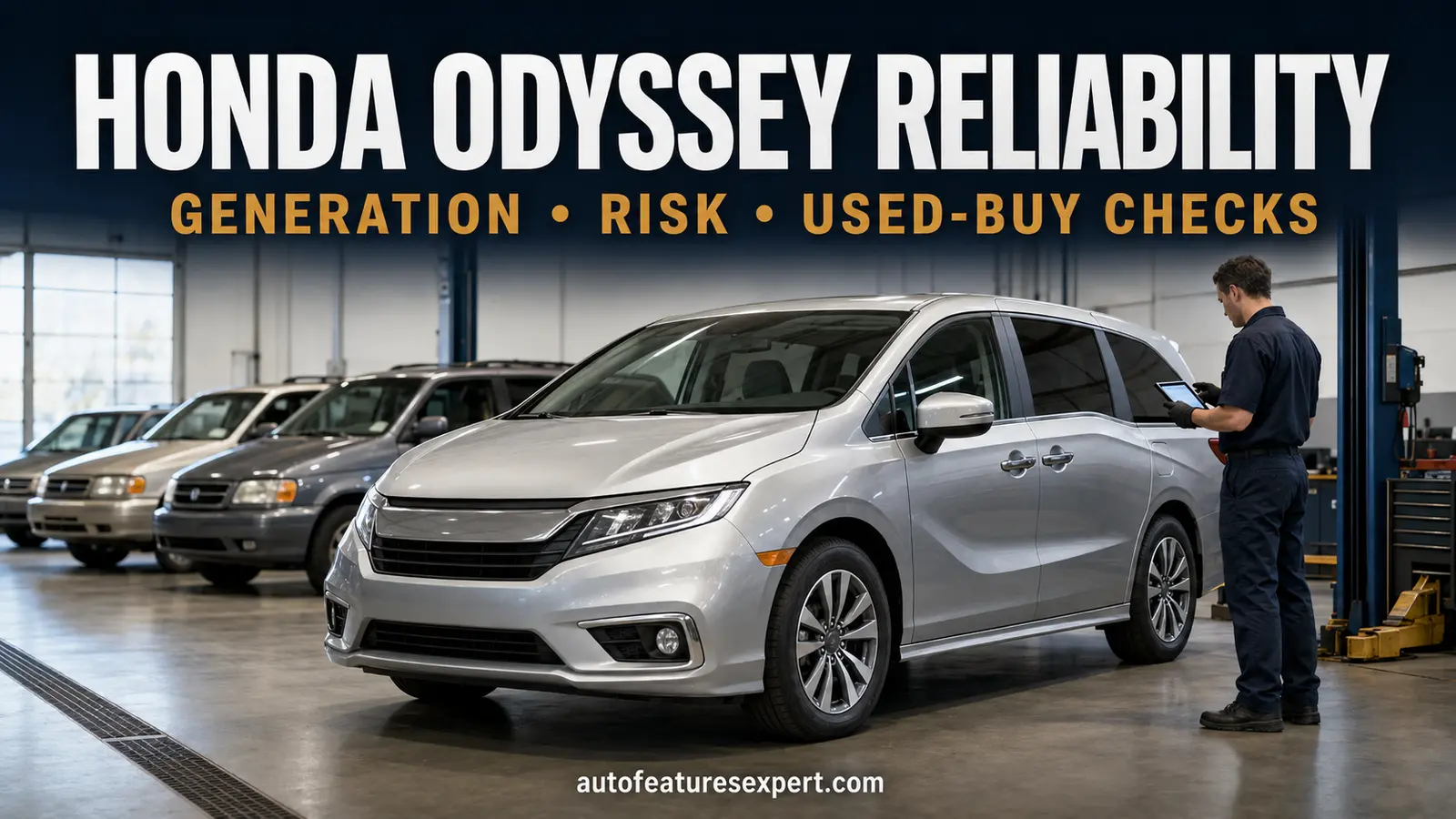 Honda Odyssey reliability by generation used-minivan inspection guide